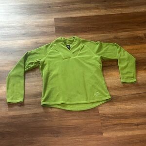 VINTAGE Roots Olive Green Fleece Pullover